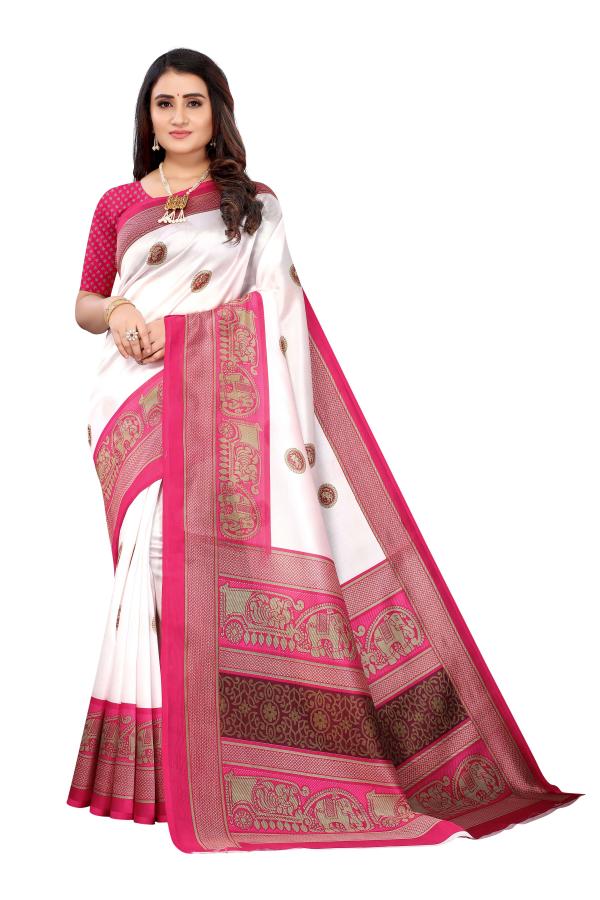 Art Silk Saree 3 Designer Festive Wear Saree